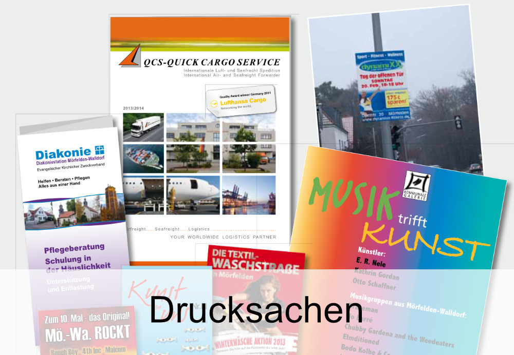 Drucksachen - Seibold-Werbung - Mörfelden-Walldorf